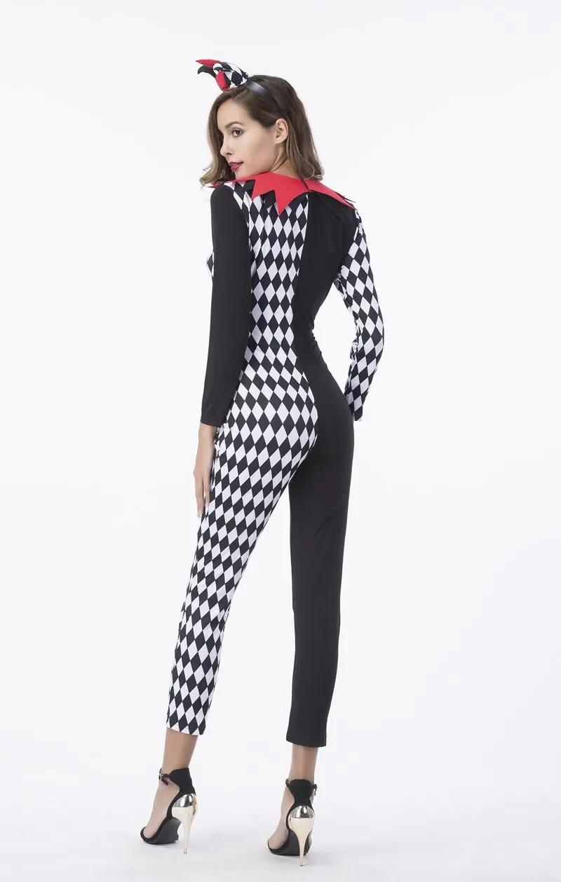 Костюм клоуна для косплея на Хэллоуин взрослых женщин