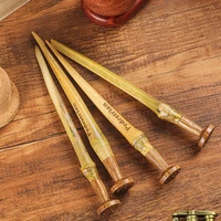 retro pipe imitation flameout accessories pressure rod solid wood material pipe tool cigarette accessories