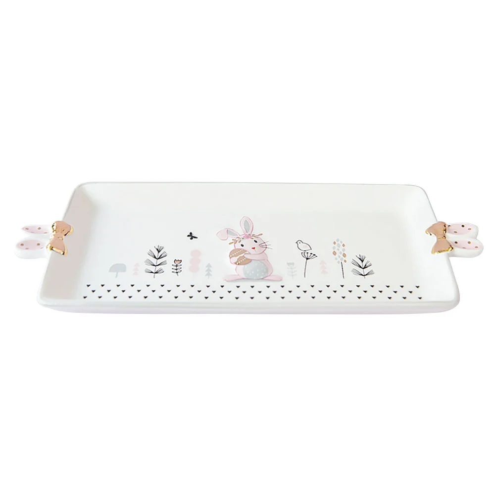 

Поднос для подачи еды, тарелка для хранения десертов, тарелка для пасхальвечерние, кухонные принадлежности