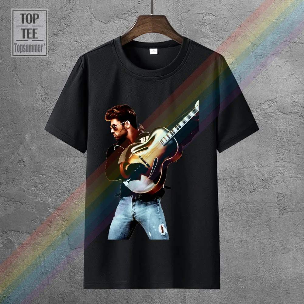 

Top Quality Cotton Casual Men T Shirts Men Music Men S George Michael Tribute T-Shirt M70