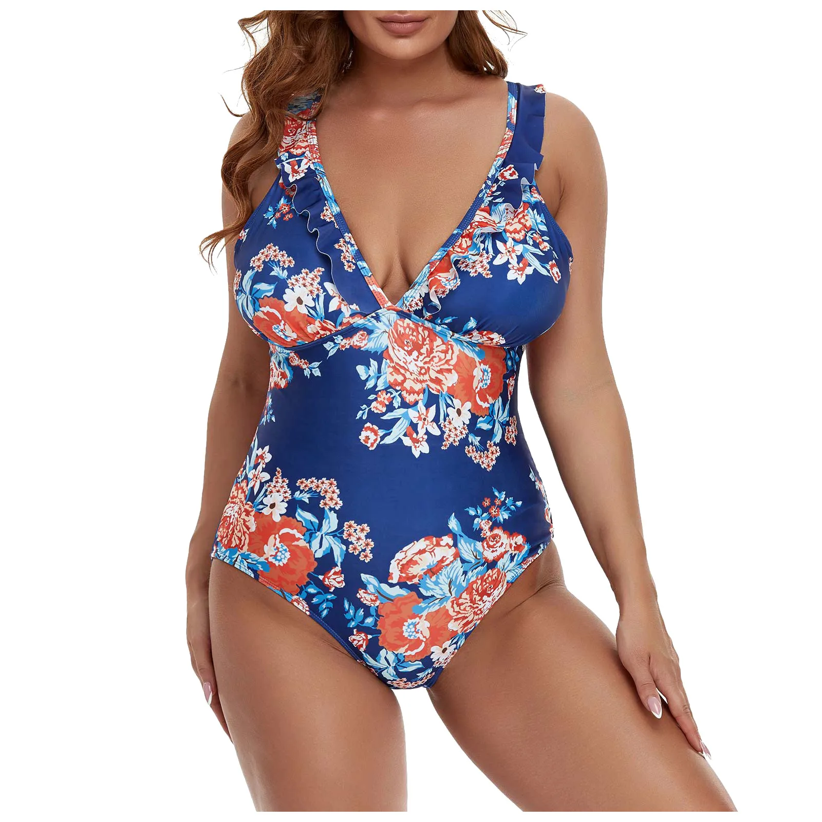 

Women's Sexy Plus Size Bikini Fatty With Chest Pads No Steel Bra Swimsuit купальники женские Traje baño mujer 수영복 여자 2023