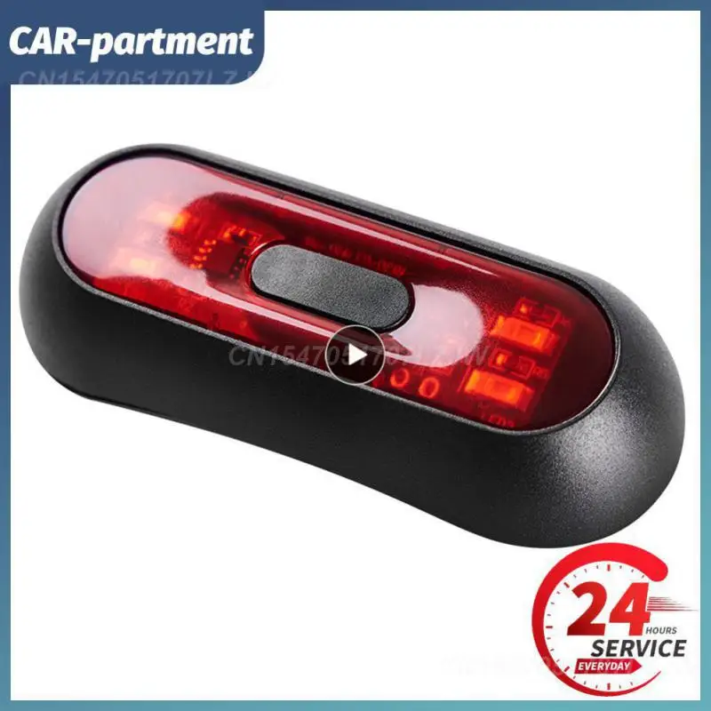 

1~10PCS Signal Lamp Flash Light Usb Charging Bicycle Taillight Practical Multifunction Warning Light Helmet Light Lamp