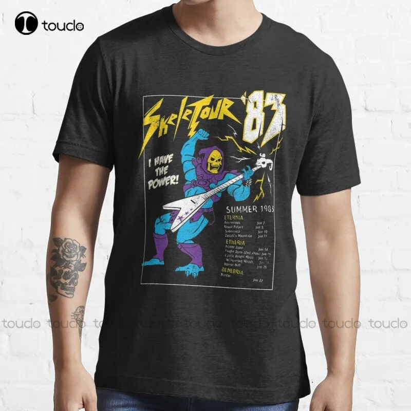 

New Skeletor Skeletor Concert He Man T-Shirt Cotton Tee Shirt S-5Xl