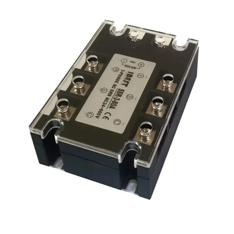 80A трехфазное твердотельное реле постоянного тока переменного SSR DC3V/5V/12V/24V/32V