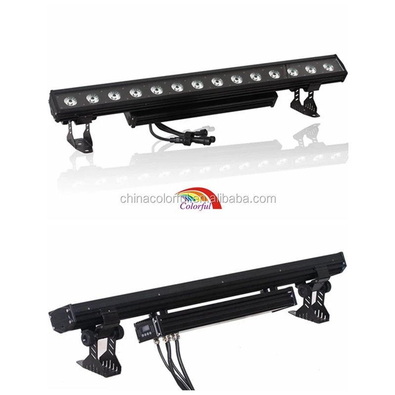 Disco Stage Events Project Wash Light Ip65 DMX512 18x15W Открытый RGBAW 5IN1 Светодиодный настенный светильник