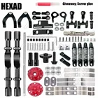 110 Rc автомобиль WPL D12 металлический передний и задний амортизатор пружинный рулевой стакан вверх и вниз качели рычаг слайдера комплект обновления DIY