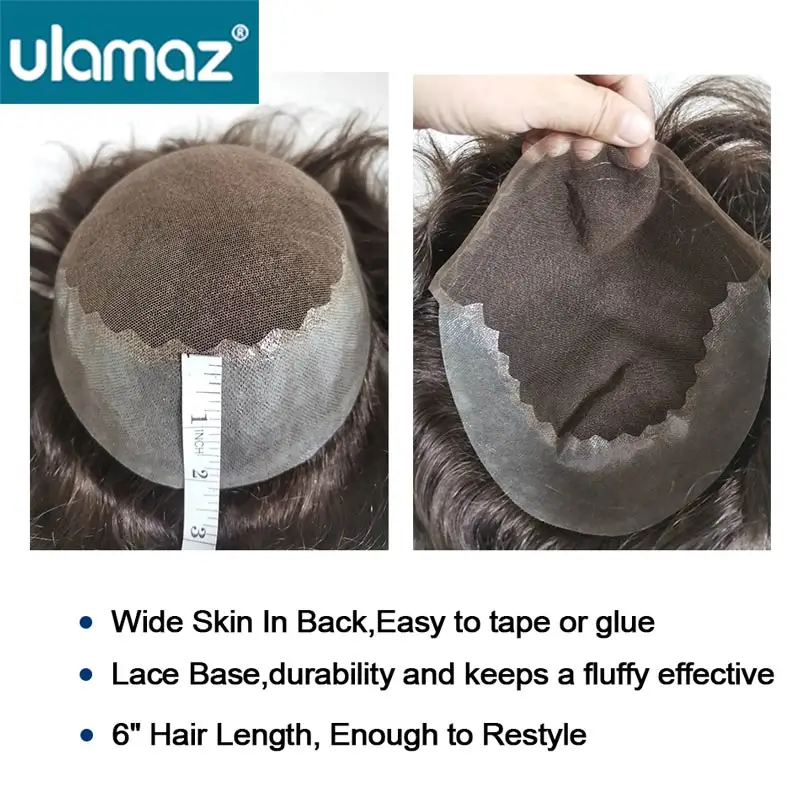 Рисунок 2 - Деликатный кружевной и кожаный парик для мужчин