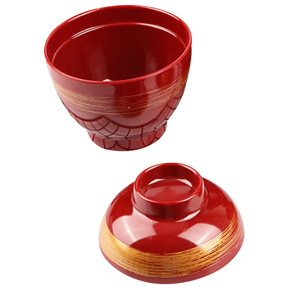 

Bowl Soup Japanese Bowls Containernoodle Rice Serving Pasta Pho Egg Steam Cup Steamed Miso Appetizer Lids Cups Lacquerware Lid