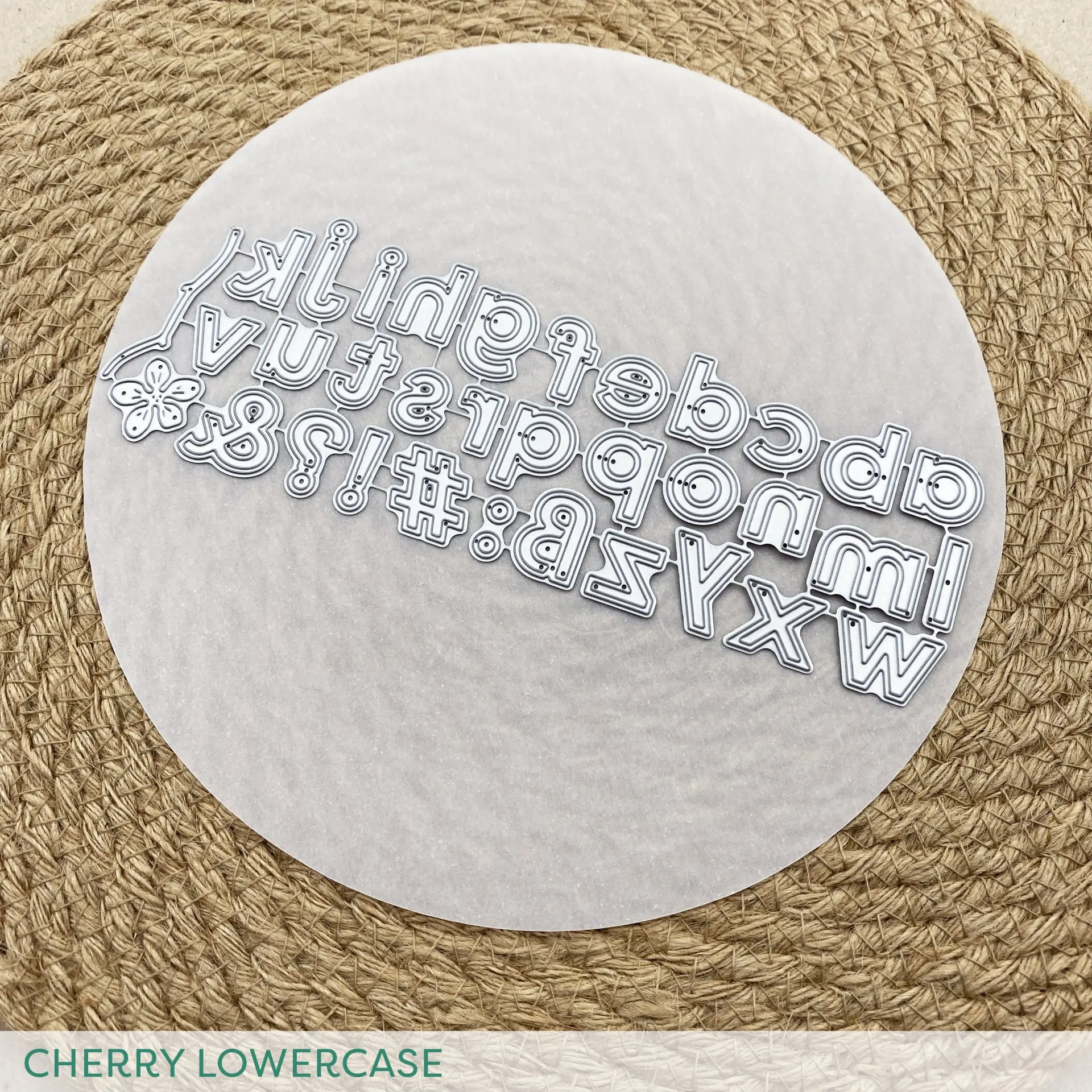 

Cherry Lowercase 2023 New Arrivals Metal Cutting Dies Scrapbooking Embossed Make Paper Card Album Diy Craft Template Decoration