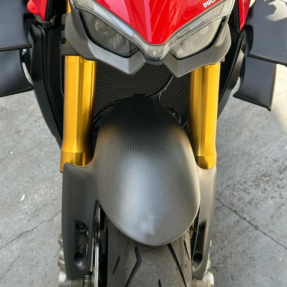 Передние Брызговики из углеродного волокна для мотоцикла Ducati Panigale V2 V4S S R SP 2018 2019