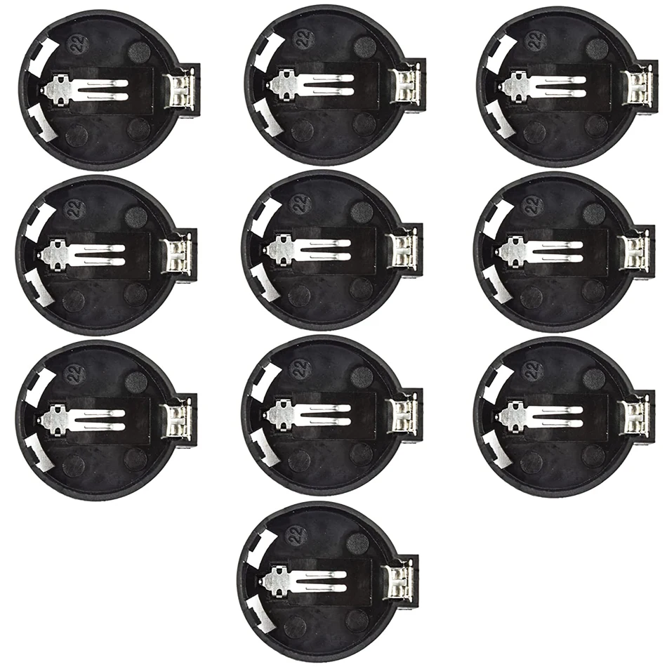 

10 шт., держатель для батарей CR2032, CR2025, CR2016