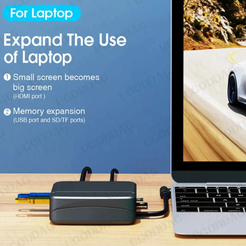 Портативная док-станция типа C HUB для Samsung S20 S10 Dex Pad Station USB к HDMI-совместиму адаптеру
