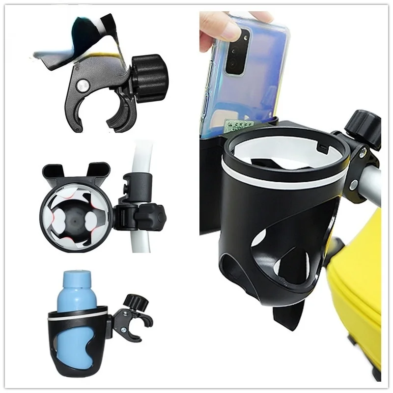 

Multi-functional 2-in-1 Baby Stroller Cup Holder Universal Stable Placement Mobile Phone Holder Baby Carriage Accessory