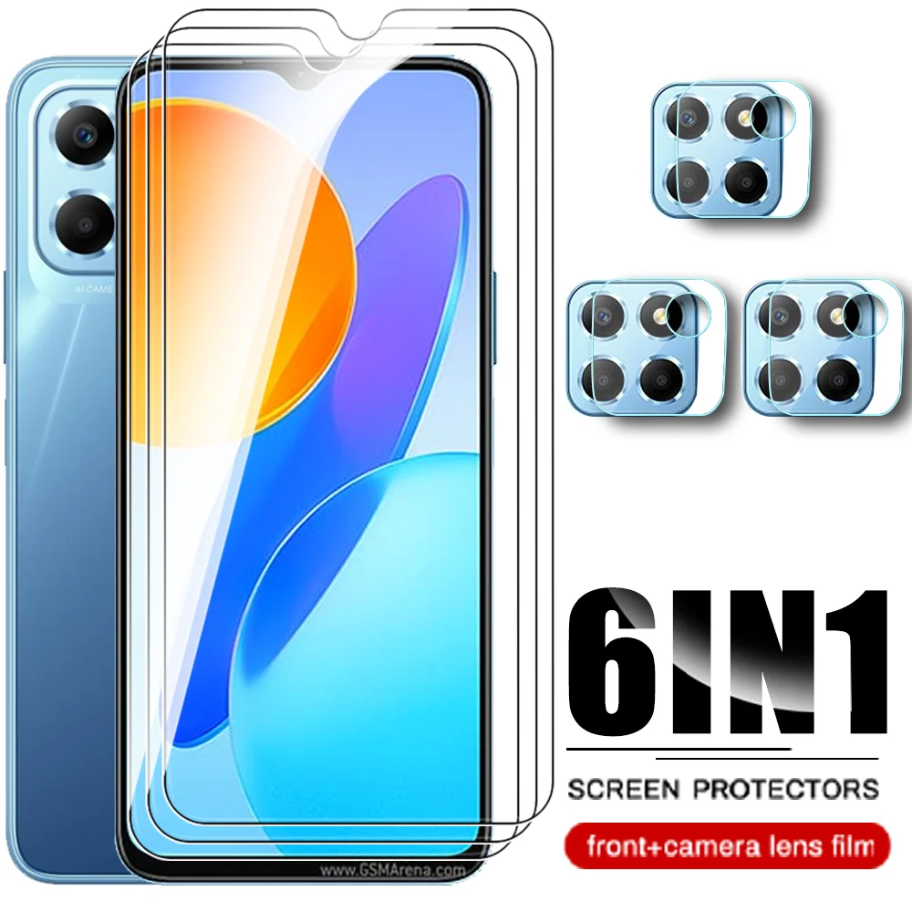 

6 в 1 9 H закаленное стекло для Honor X8 5G, Защита экрана для Honar X7 X9 HonorX 7 8 9 HonorX8 HonorX7 HonorX9 4G, пленка для объектива камеры