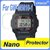 3pcs nano explosion proof screen protector for casio gw m5610 gw m5600 g 5600e gls 5600 glx 5600 dw d5600 hd clear anti scratch