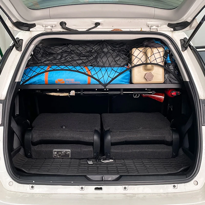 

Для Toyota Fortuner 2016-2023 задний багажник багажника окна грузовой стеллаж органайзер для хранения на полке висит доска Molle панель комплект