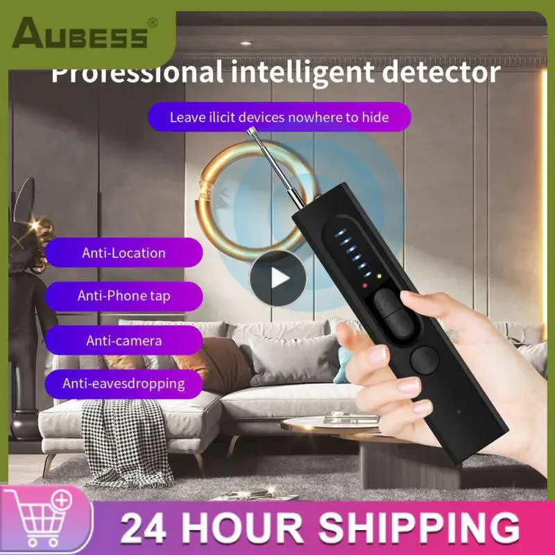 

Portable Anti-candid Eavesdropping Detector Led Infrared Scanning Tracker Finder Anti Tap Unseen Camera Detector Mini Bug Finder