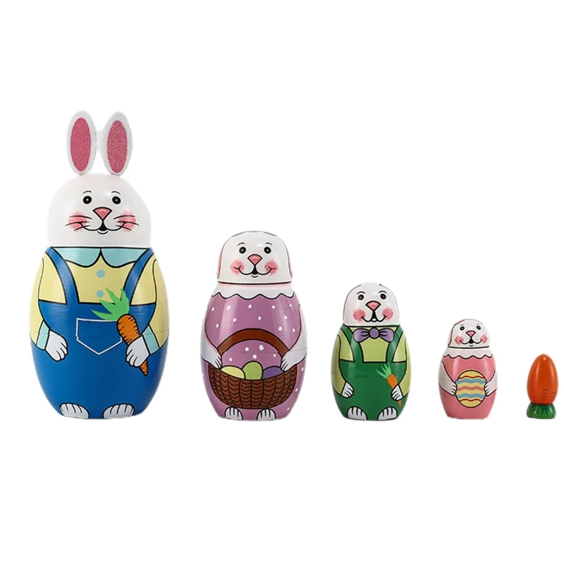

5 шт., декоративные игрушки для стола, русская матрешка