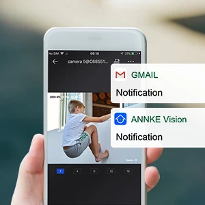 ANNKE H500 8CH 5MP система безопасности NVR комплект CCTV H.265 + Супер HD PoE 4 шт наружные