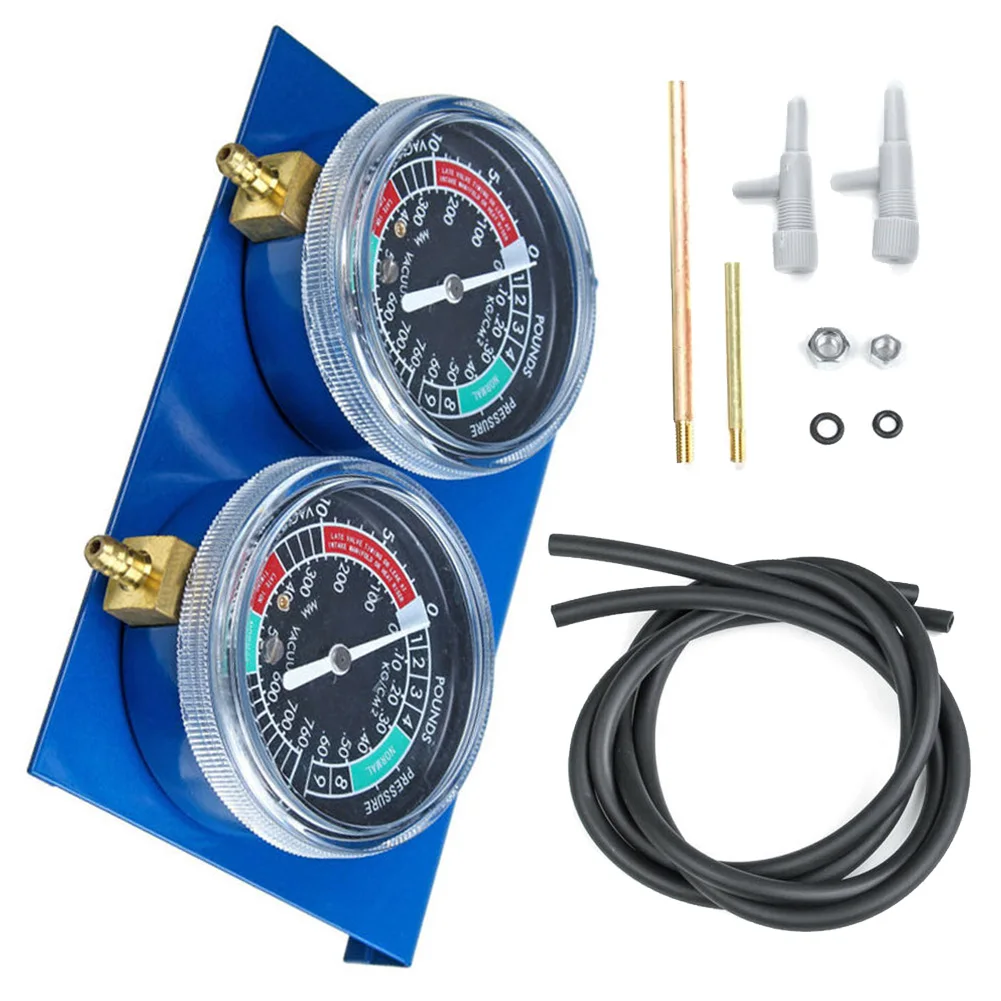 

2pcs Motorcycle Carburetor Synchronizer Vacuum Gauge Balancer Tool WITH/Hose Kit Motorcycle Accessories