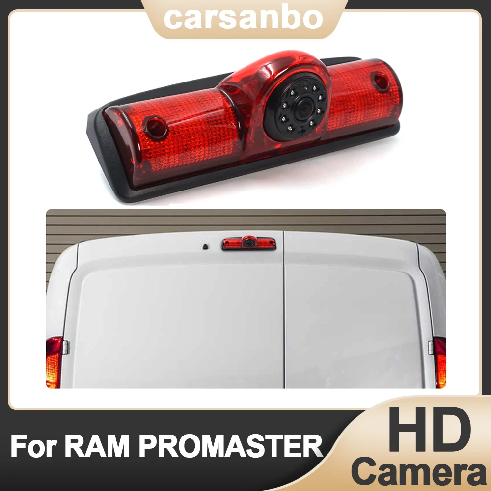 

Car Waterproof for RAM Promaster Van Brake Light Camera Is Suitable Night Vision Reversing Camera with 7 Inch Rear View Mirror