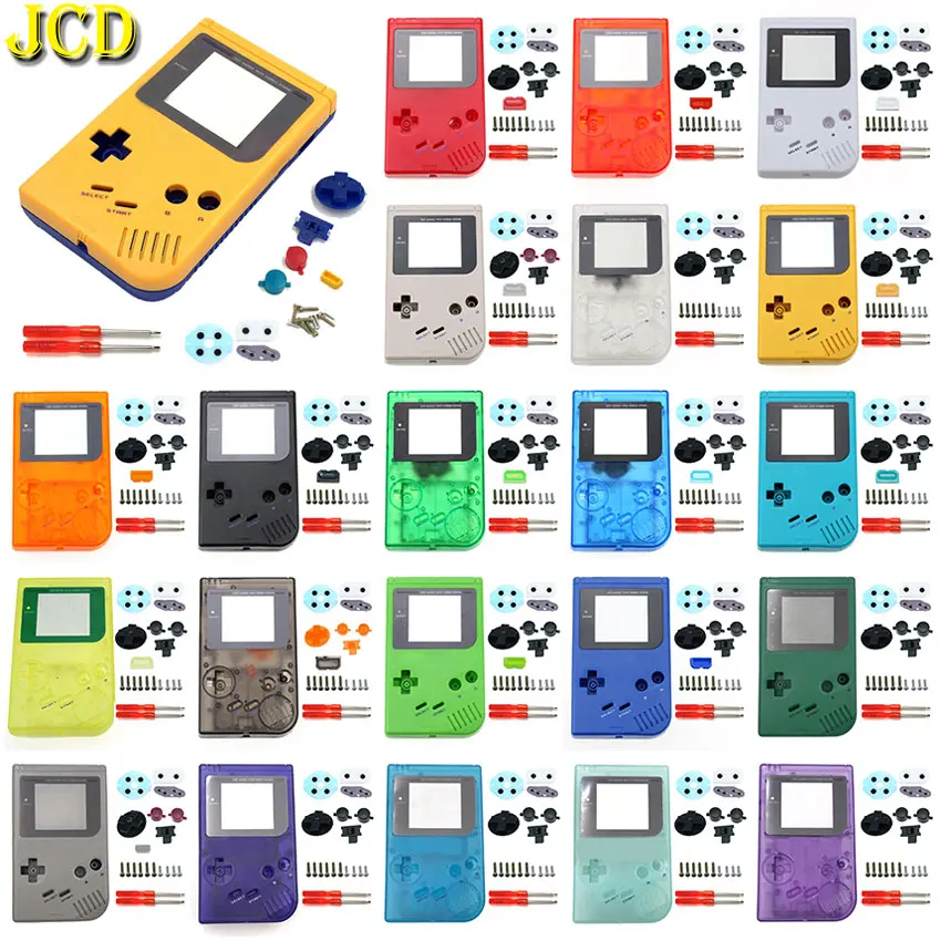 

JCD New Housing Cover Shell Case For GB DMG Classic Game Console With Buttons and Conductive pads
