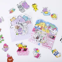 cartoon cute team series sticker bag hand account decoration small pattern cute sticker and paper stickers childrens gift