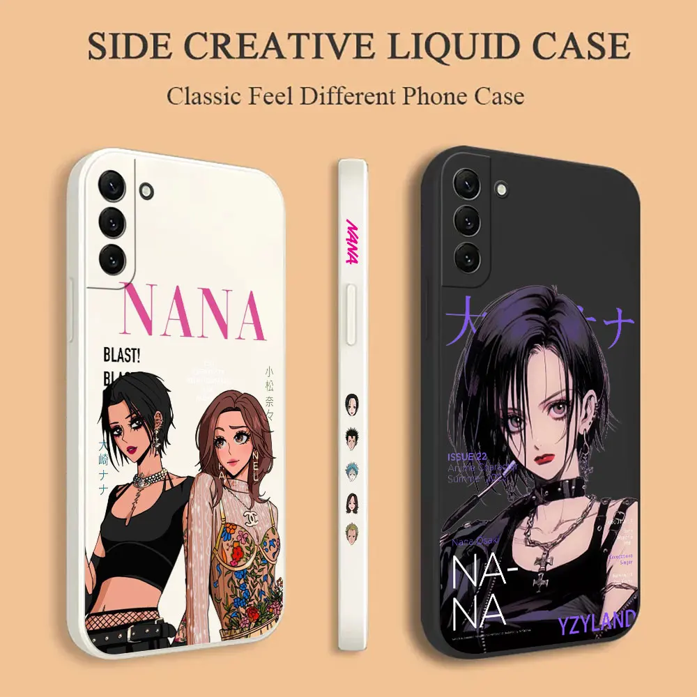 

Nana Osaki Manga Phone Case For Samsung Galaxy S23 S22 S21 S20 Fe Ultra Plus 5G S11 S10 S10E S9 Plus Lite Liquid Silicone Cover