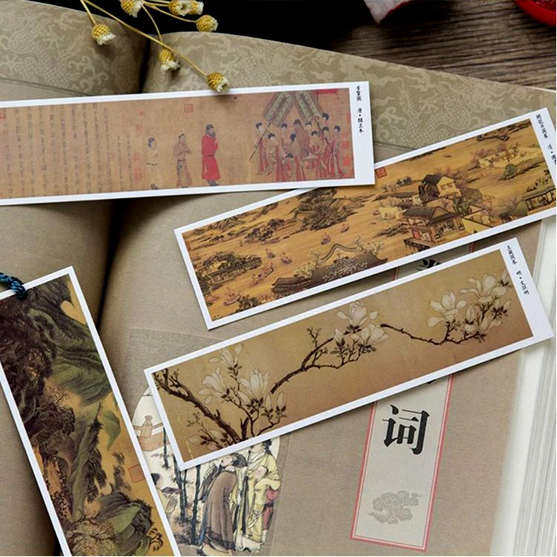 Картина-закладка в виде китайского ландшафта 30 видов