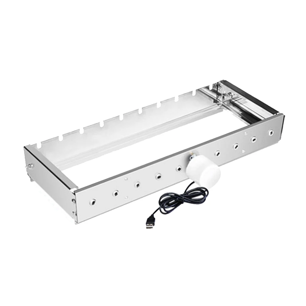 

Stainless Steel Rechargeable Picnic Shelf Camping Charcoal Rolling Barbecue Grill Portable Outdoor Automatic Adjustable Width