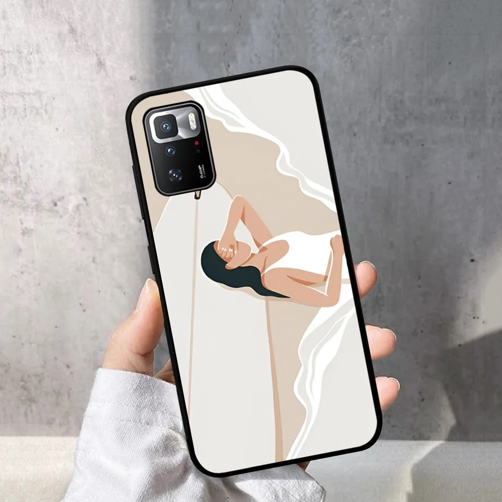 Чехол для телефона Surf Sports Girl Redmi Note 4 X 5 A 6 7 8 T 9 9S 10 11 11S 11Epro Poco M3 pro