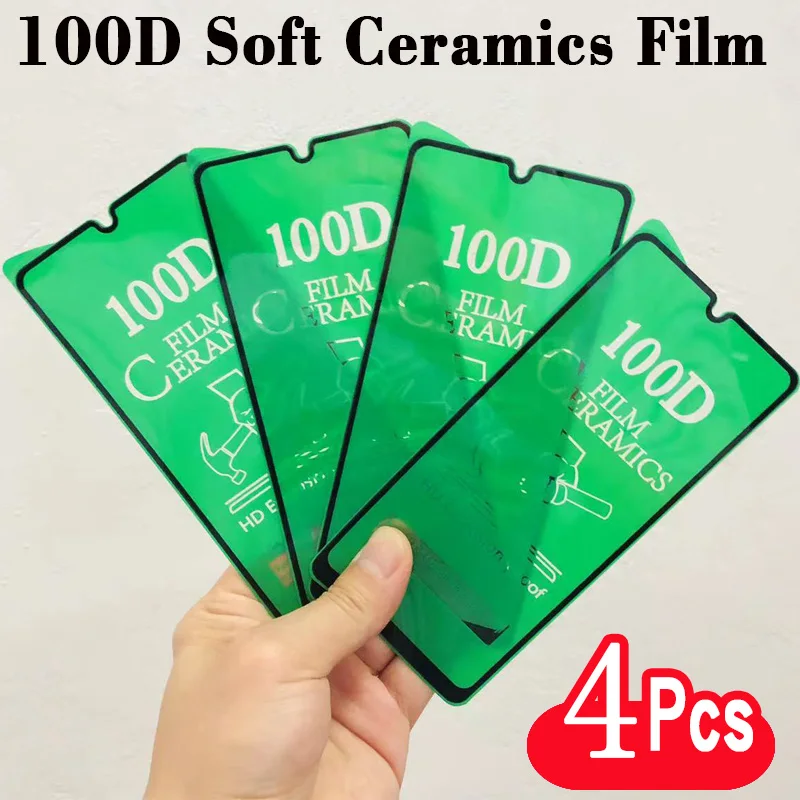 4 шт. HD Мягкая Керамическая матовая пленка для Samsung Galaxy A02S A12 A22 A32 5G A42 A52S A72 F12 M12 M02 M32 M62, Защитное стекло для экрана