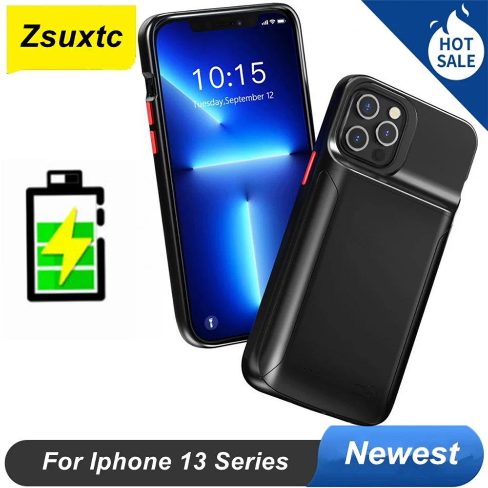 

10000Mah New Style Battery Charger Case For IPhone 13 Mini 13 Pro Max Battery Case Audio Output For IPhone13 Pro Power Case Bank