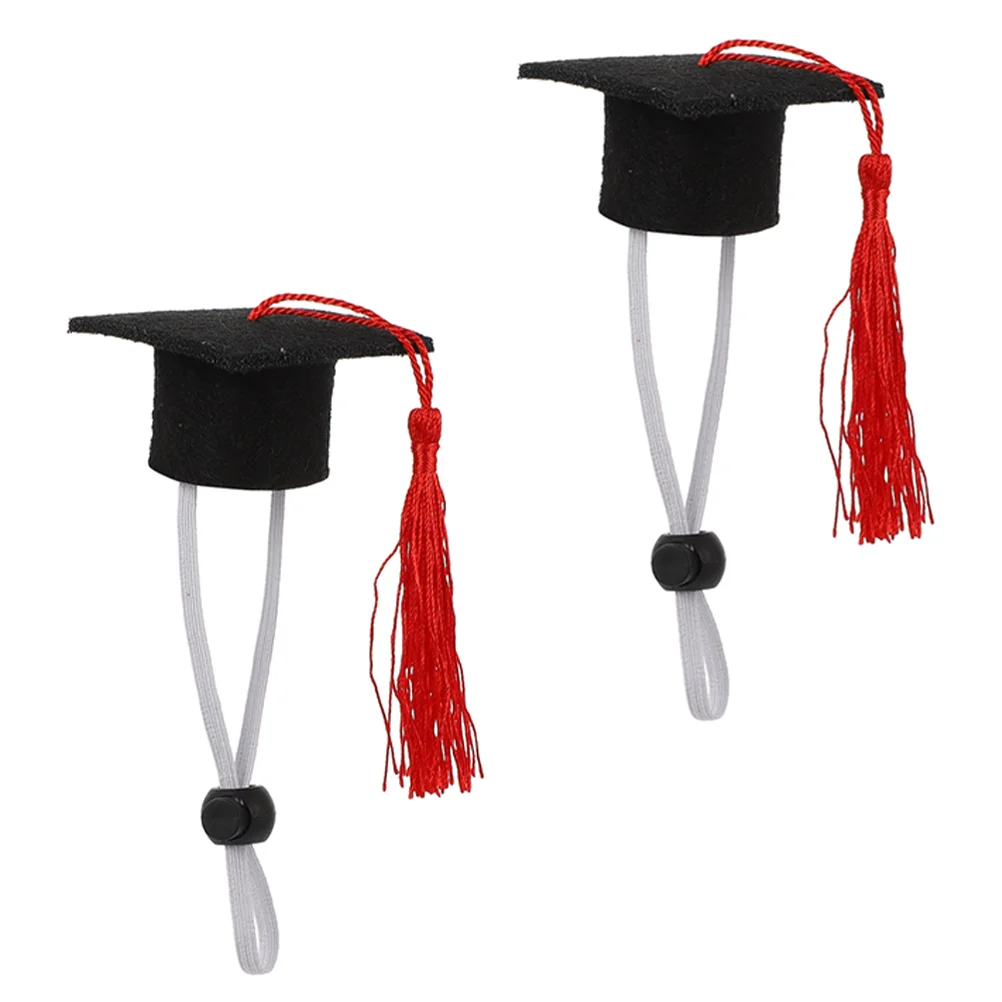 

Elastic Doctorial Hat Dog Doctoral Caps Party Clothing Decorative Dr Pet Supply