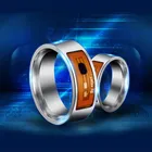 Мужское кольцо с имитацией цифрового изображения, роскошное обручальное кольцо в стиле панк, 2022