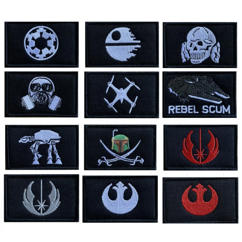 

Embroidery Velcro Tactical Patch Clothing Backpack Armband Commando Badge Morale Badge Embroidery Patch Logo