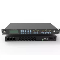 cinow 4 inputs 8 outputs loudspeaker management system dsp speaker audio processor with dante