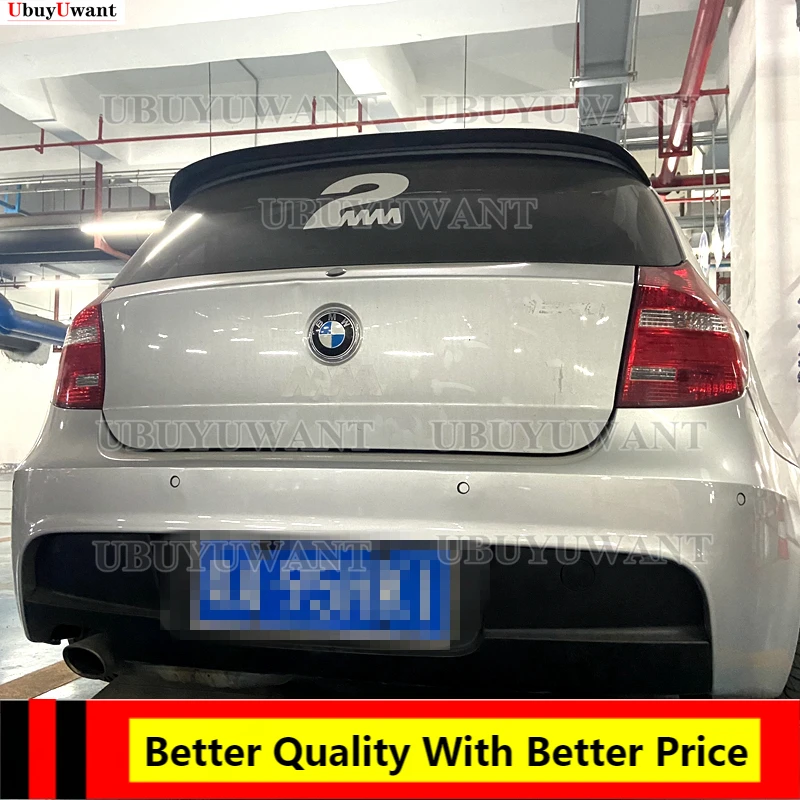 

Задняя Крышка багажника из углеродного волокна для BMW E87 2004 - 2011 116i 118i 120i 125i 130i M125 M135, автомобильный спойлер, крылья губы с удлиненным хвостом