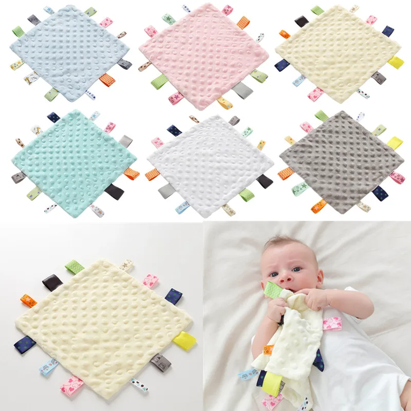 

Soft Baby Appease Towel Baby Infants Soother Teether Cuddling Sleeping Nursing Blanket Towel Newborn Sensory Security Towel