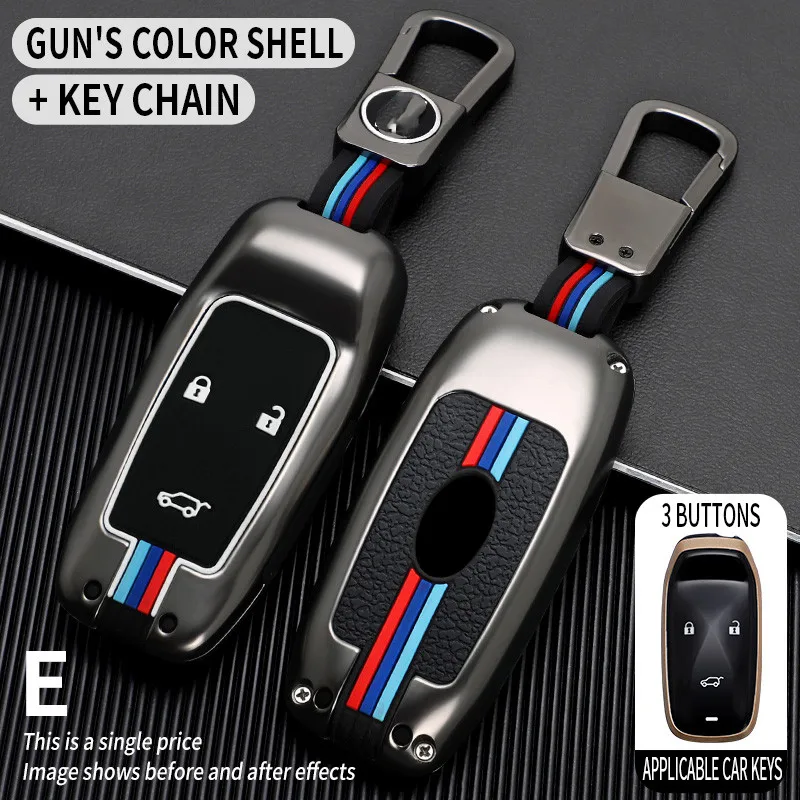 

Car Key Case Cover for changan cs35plus cs35 cs15 cs75 cs95 cx20 cs1 cv1 alsvin v7 raeton 2018 cs55 cx70 Holder Shell Keychain