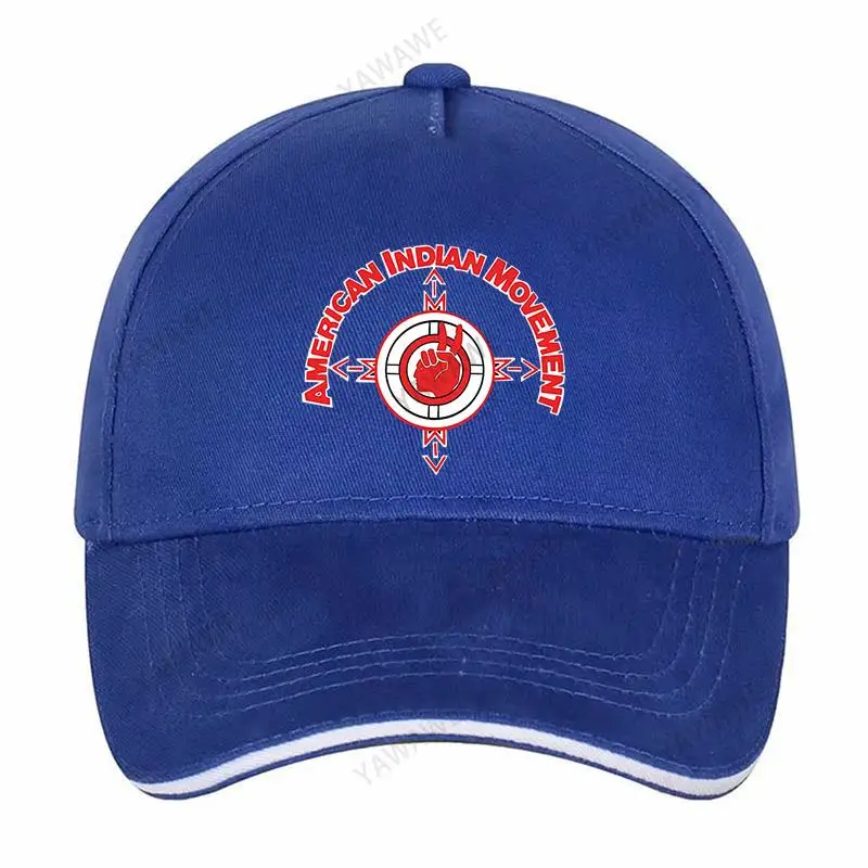 

Men Outdoor Snapback Hats Boyfriend Cap AMERICAN INDIAN MOVEMENT Cotton Baseball Caps free shipping