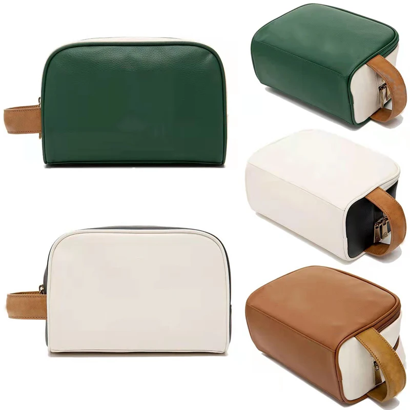 

Unisex Golf Handbag Waterproof Fashion Double Zipper Sports Bag Women Small Ball Storage Bag Coin Purse Golf Pouch Bag Golf Wear