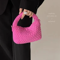women handbags luxury soft woven bucket bag designer brands mini shoulder crossbody bag fashion sling bags for women 2022 purses