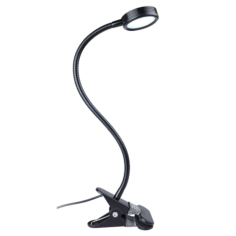 

Clip On Light, Metal Reading Lamp, Cool & Warm LED Light For Reading In Bed Or Deep Focus, Dimmable Adjustable Gooseneck