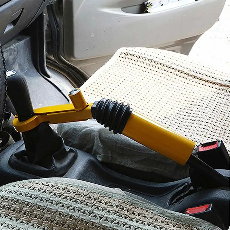 

Universal Car Handbrake Shift Lock Stainless Steel Anti-Theft Adjustable Multifunction Car Handbrake Padlock For Manual & Auto
