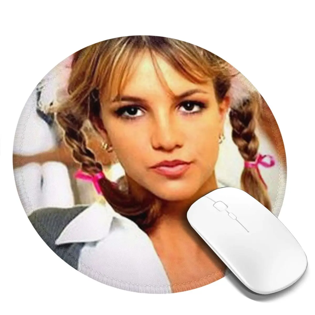 Britney Mouse Pad paris lindsay freedom free Aesthetic Cheap Mousepad Table Print Anti-Slip Rubber Mouse Mat