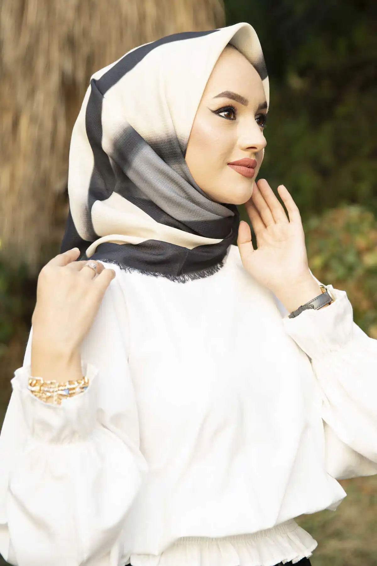 Женский хлопковый штатив современный мусульманский женский исламский хиджаб