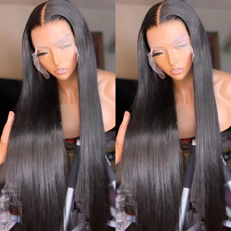 HD Lace Frontal Wig Straight Human Hair Wigs 13x4 13x6 Lace Front Wig For Black Women Real Hair Frontal Closure Wig Pre Plucked