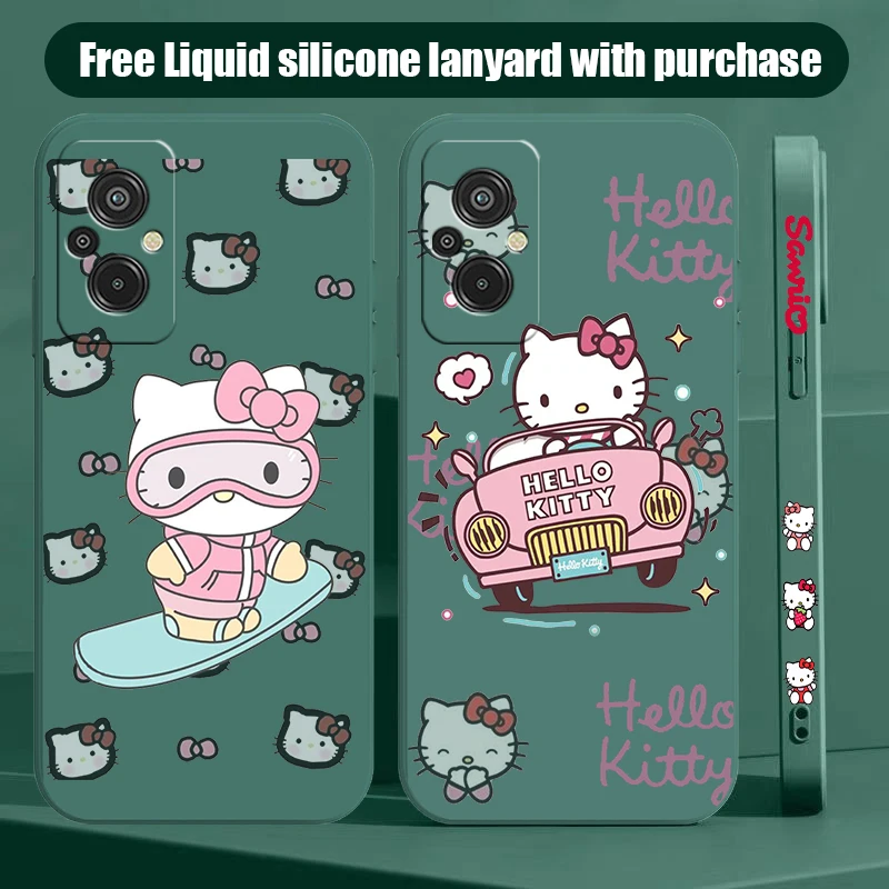 Sanrio милый Hello Kitty для Xiaomi Redmi 9 10 11 12 13 A AT C T X A1 4G фотографический чехол телефона с