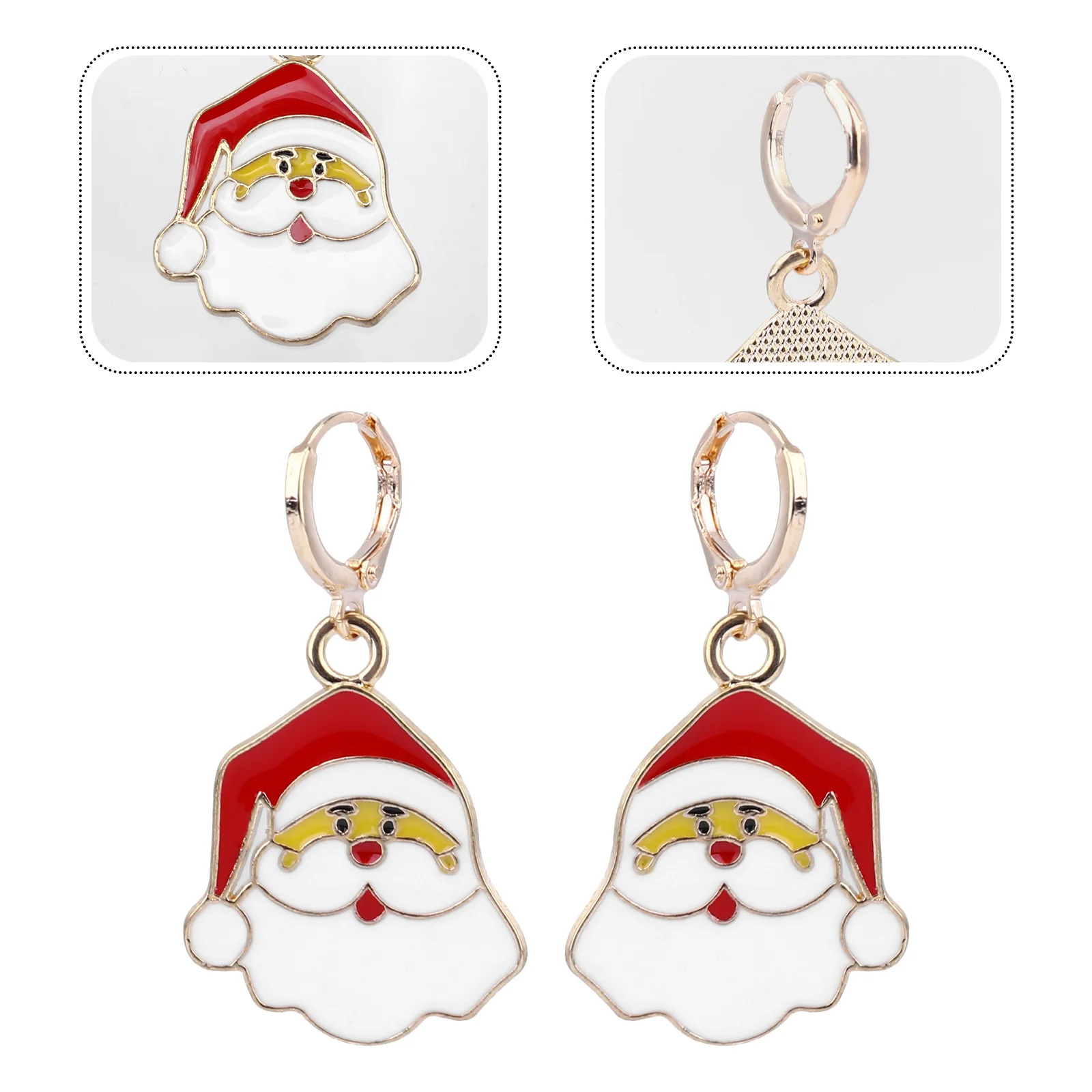 

Earrings Christmas Jewelryholiday Drop Santa Women Party Costume Tree Accessory Dangle Festival Theme